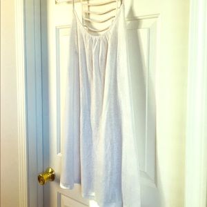 White dress for bathing suit cover size small